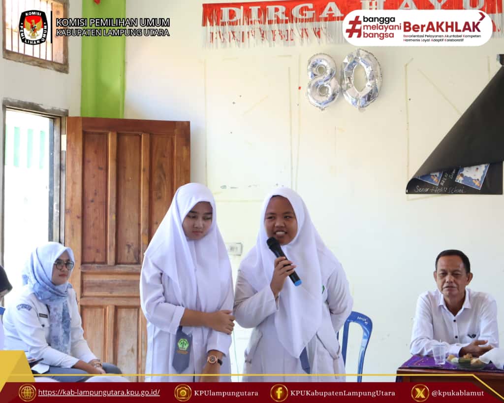 SOSDIKLIH SEGMEN PEMILIH PEMULA PONPES MIHTAHUL HUDA