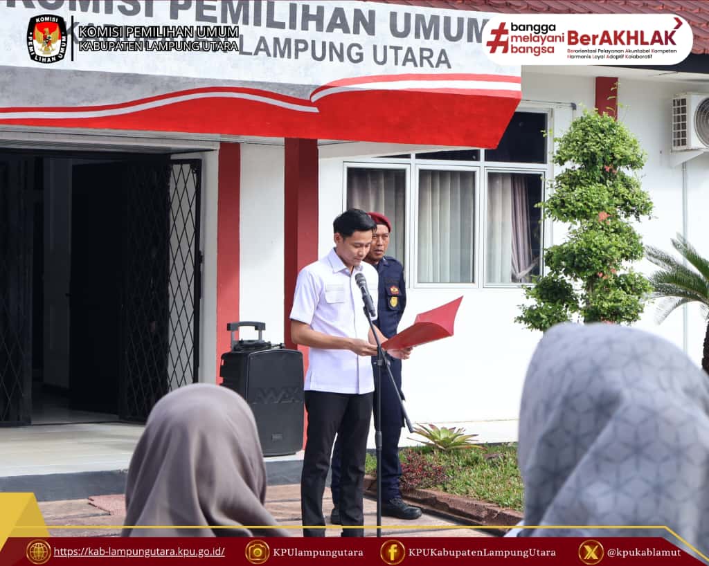 APEL RUTIN MINGGUAN KPU KAB. LAMPUNG UTARA  27 OKTOBER 2025
