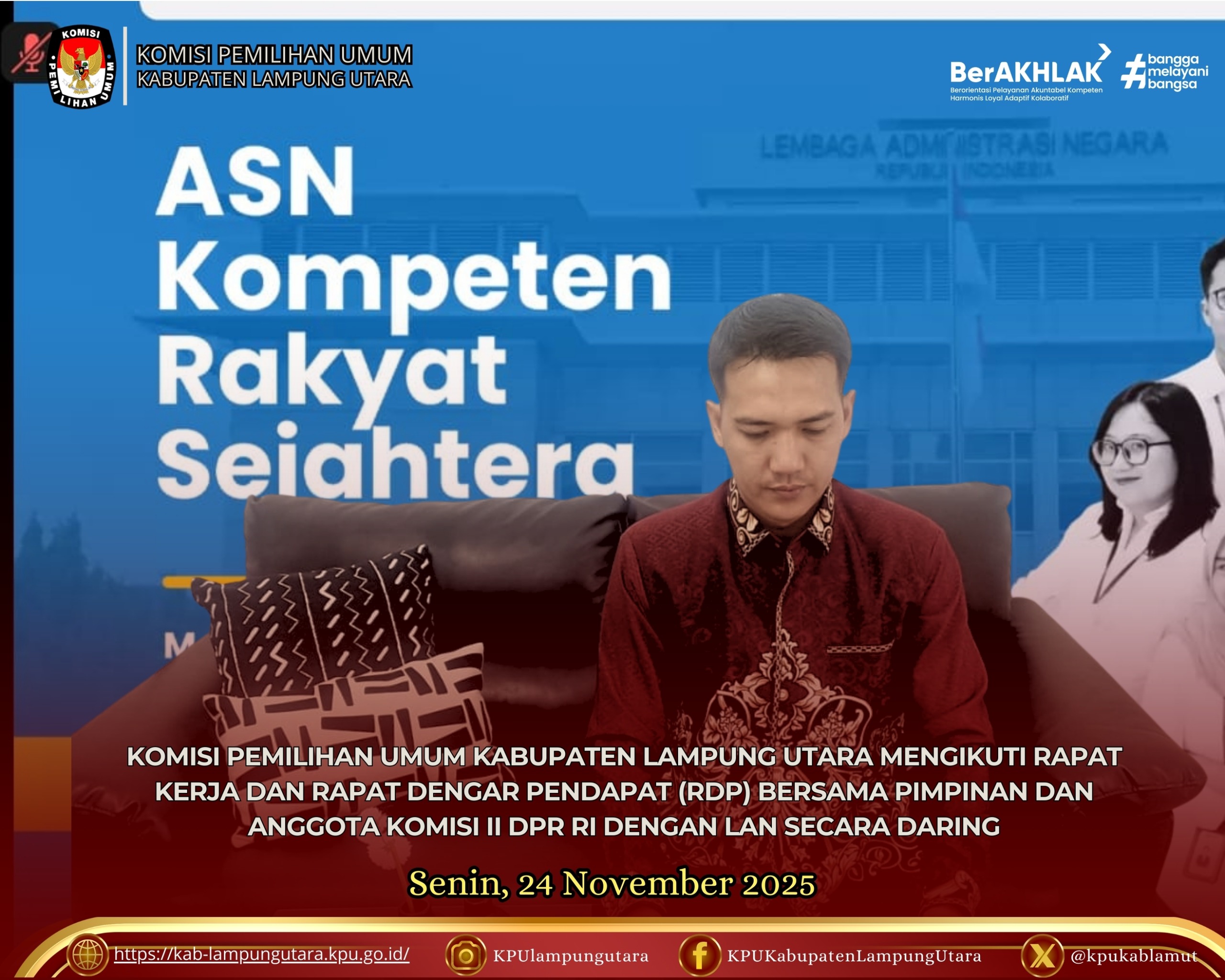 Rapat Kerja Dan Rapat Dengar Pendapat (RDP) Selasa 25 November 2025