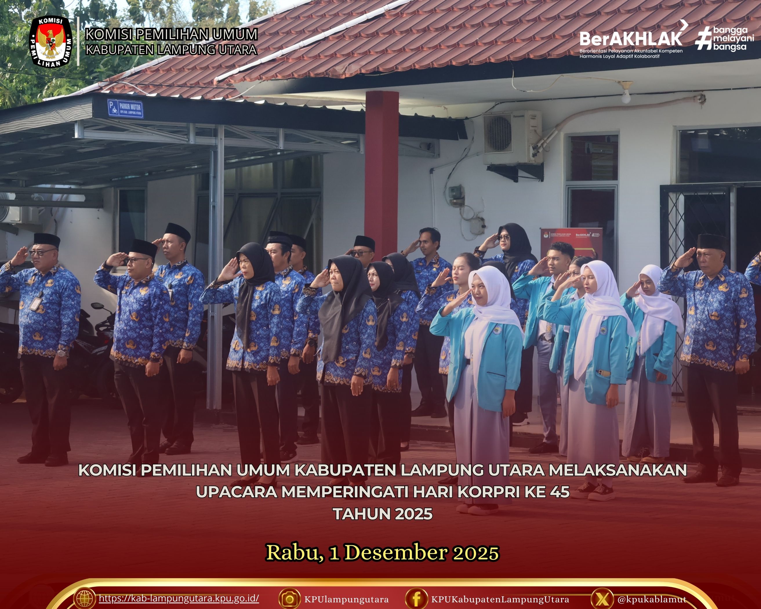 UPACARA HUT KORPRI KE 54 SENIN, 01 DESEMBER 2025