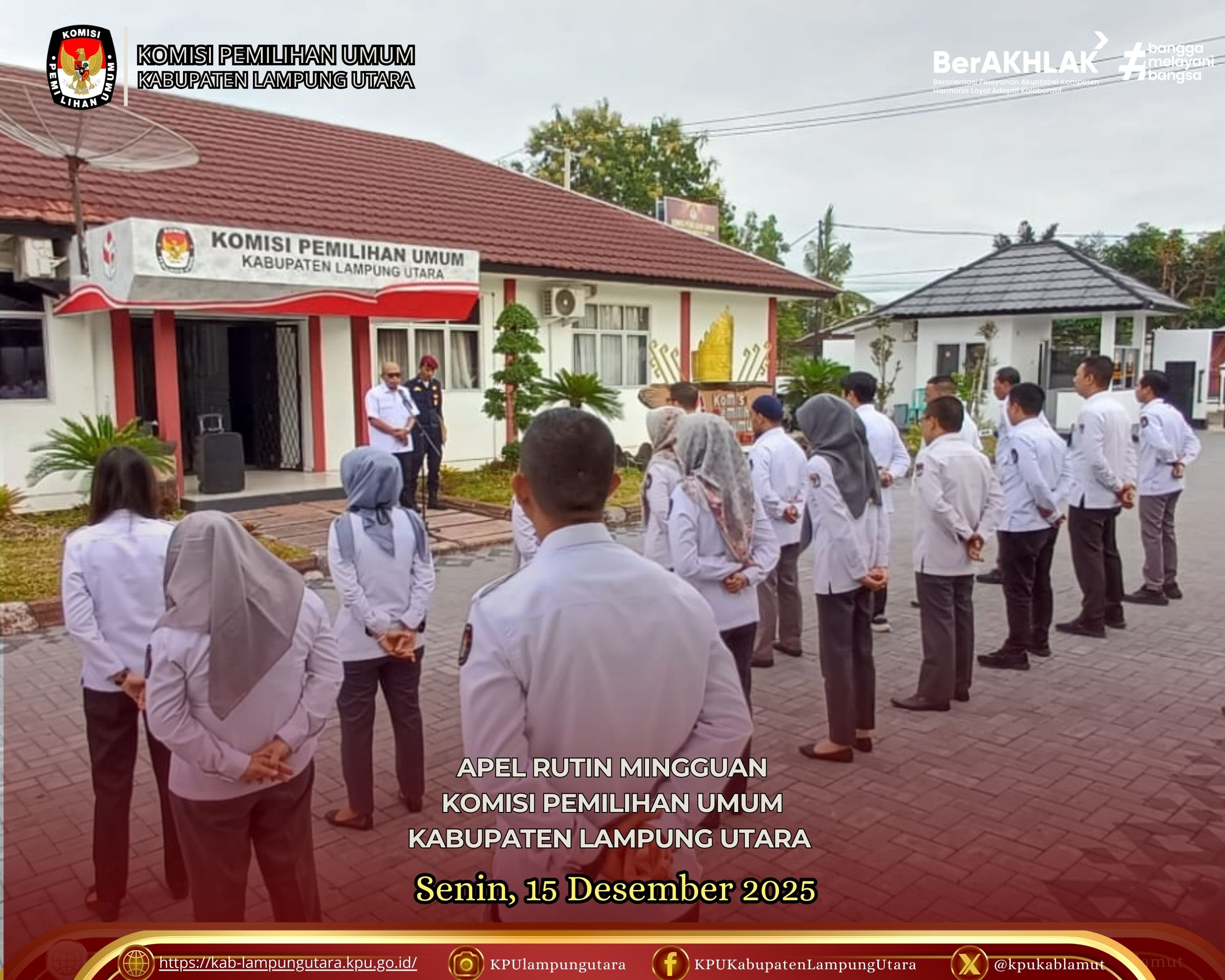 APEL RUTIN MINGGUAN, 15 DESEMBER 205