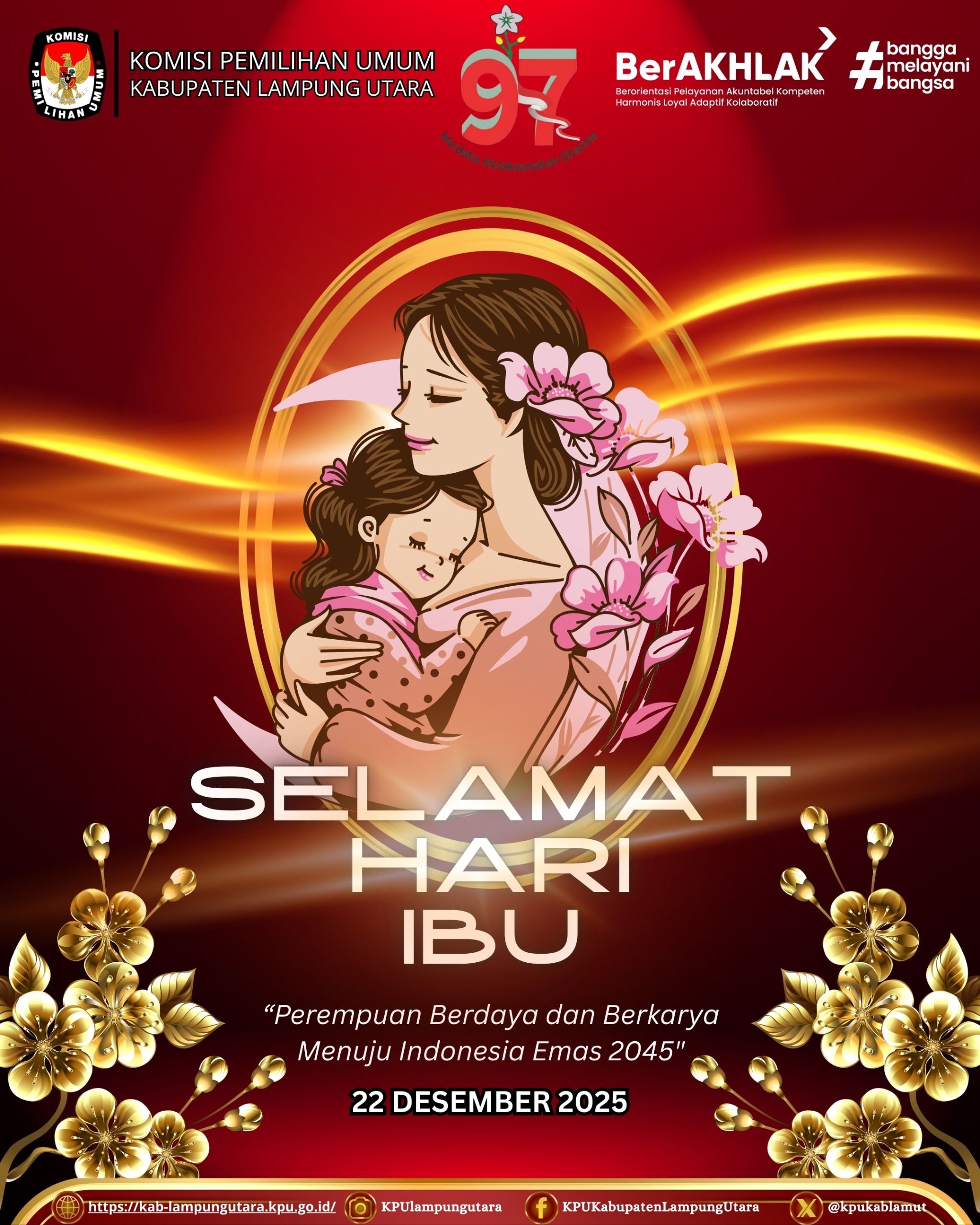 Ucapan Hari Ibu Senin, 22 Desember 2025