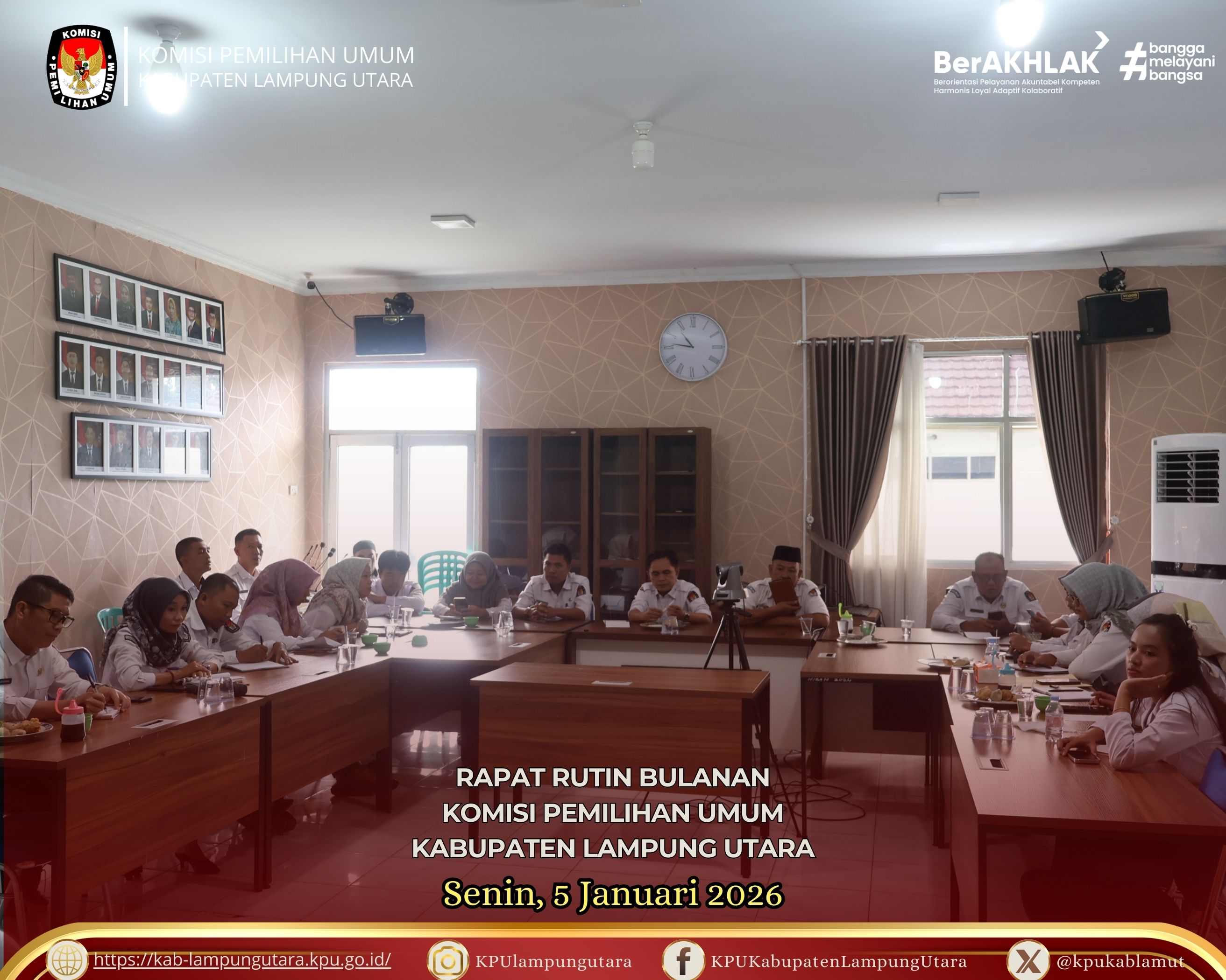 RAPAT RUTIN BULANAN SENIN, 05 JANUARI 2025