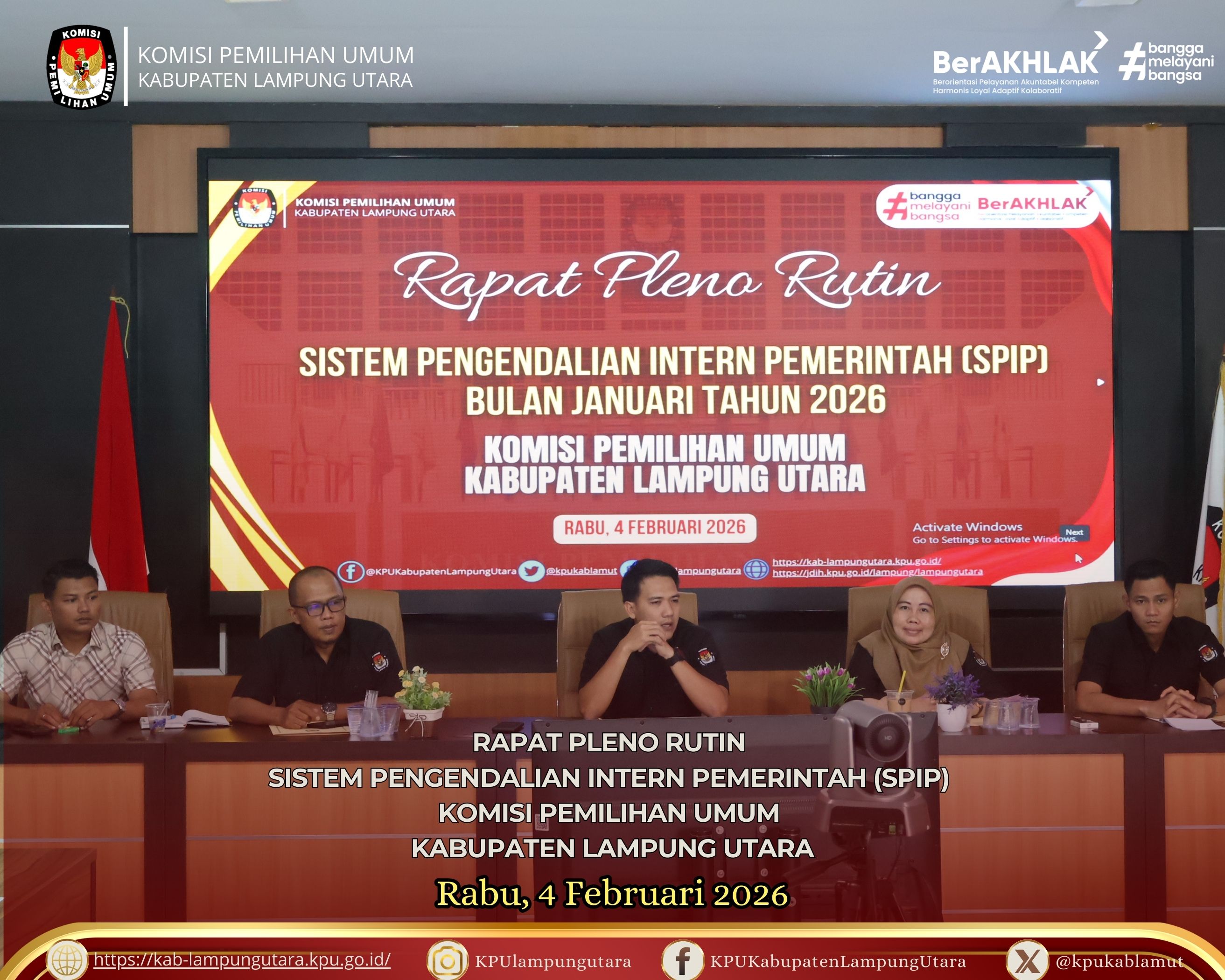 RAPAT PLENO RUTIN SPIP RABU, 4 FEBRUARI 2026