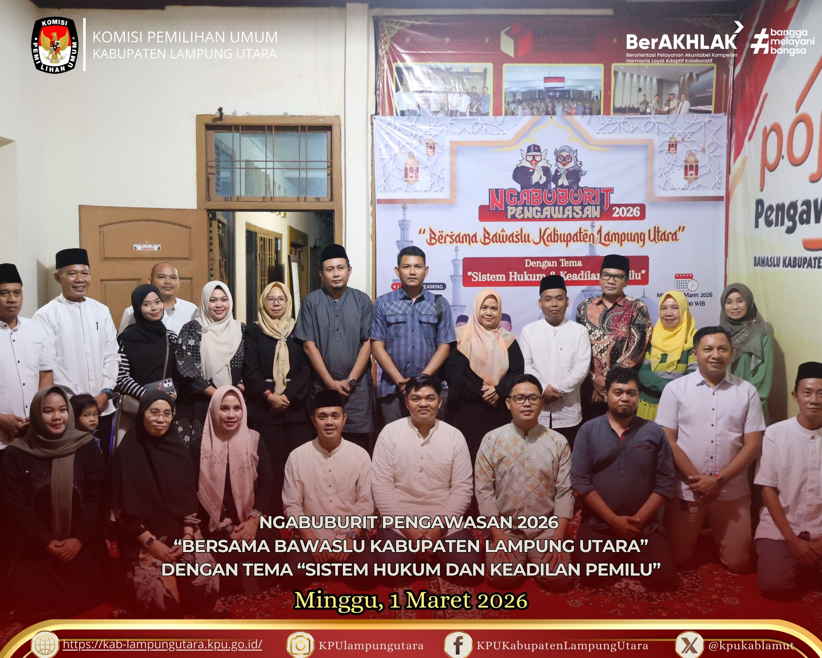 Ngabuburit Pengawasan 2026 Bersama Bawaslu Minggu, 1 Maret 2026