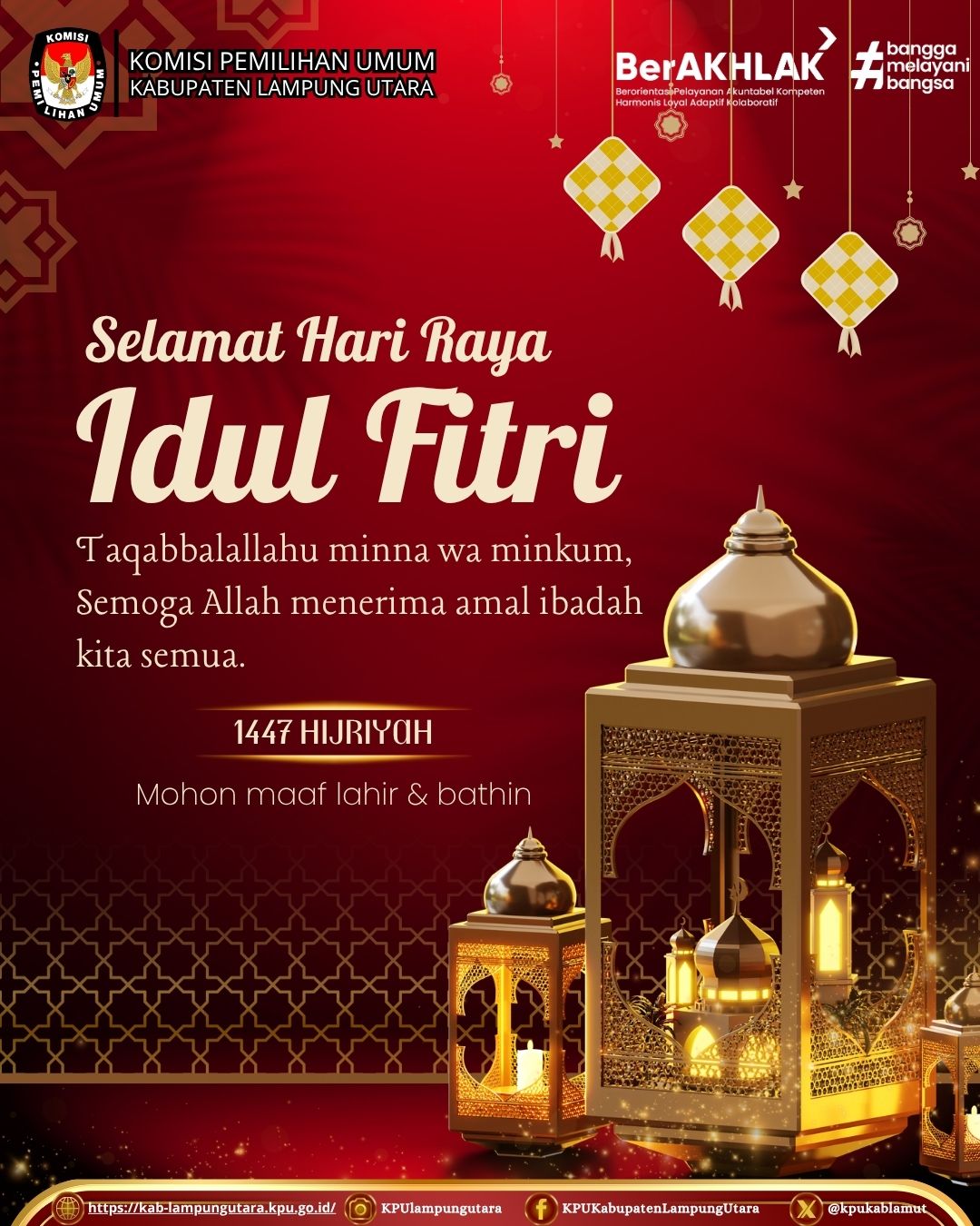 Selamat Hari Raya Idul Fitri 1447 Hijriah