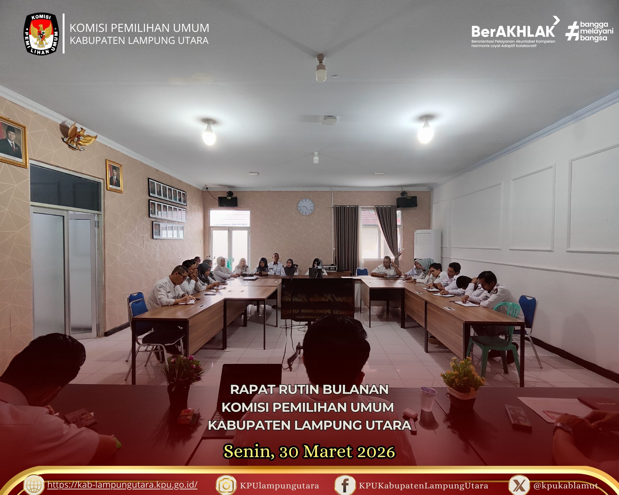 Rapat Rutin Bulanan Senin, 30 Maret 2026