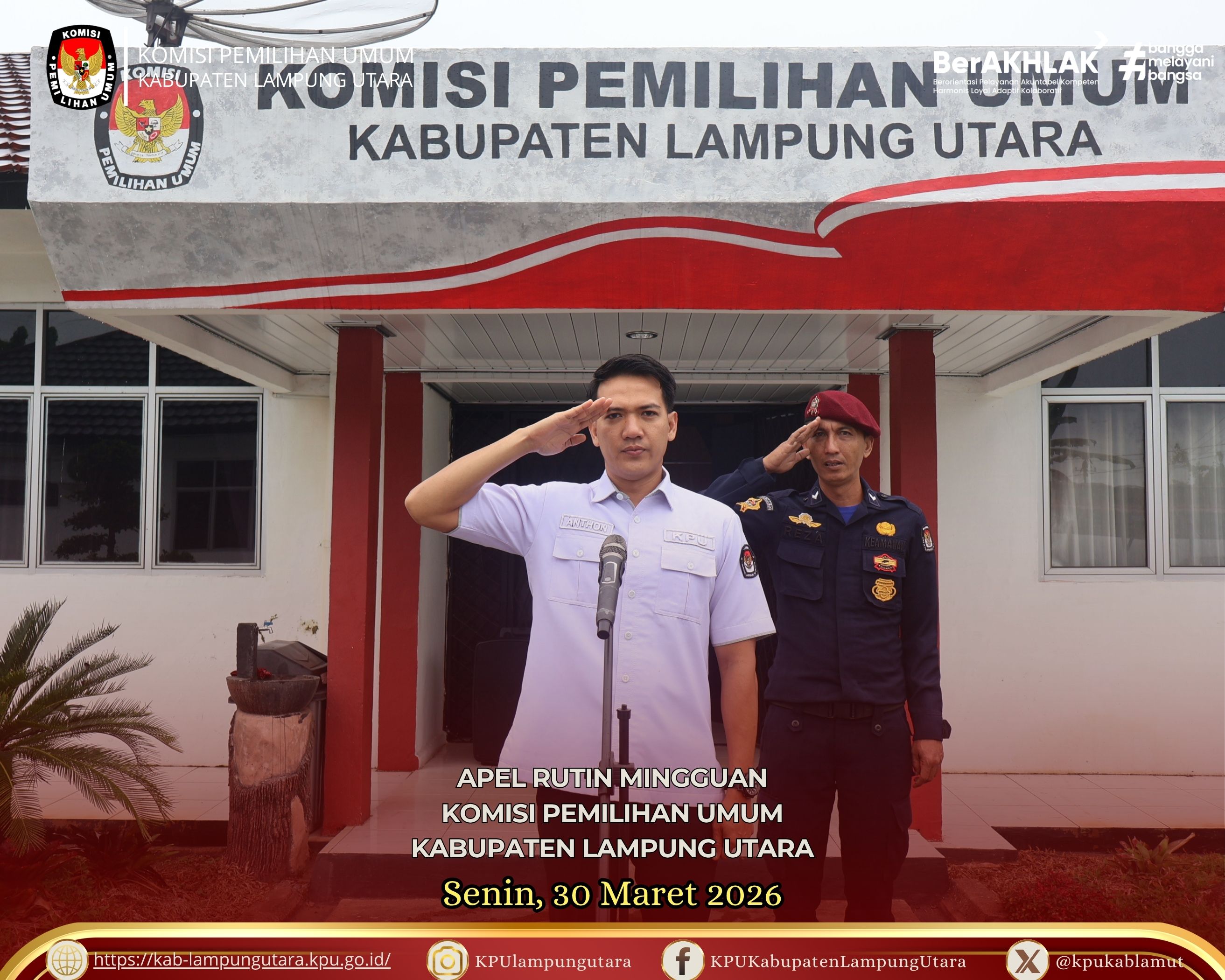 APEL RUTIN SENIN. 30 MARET 2026