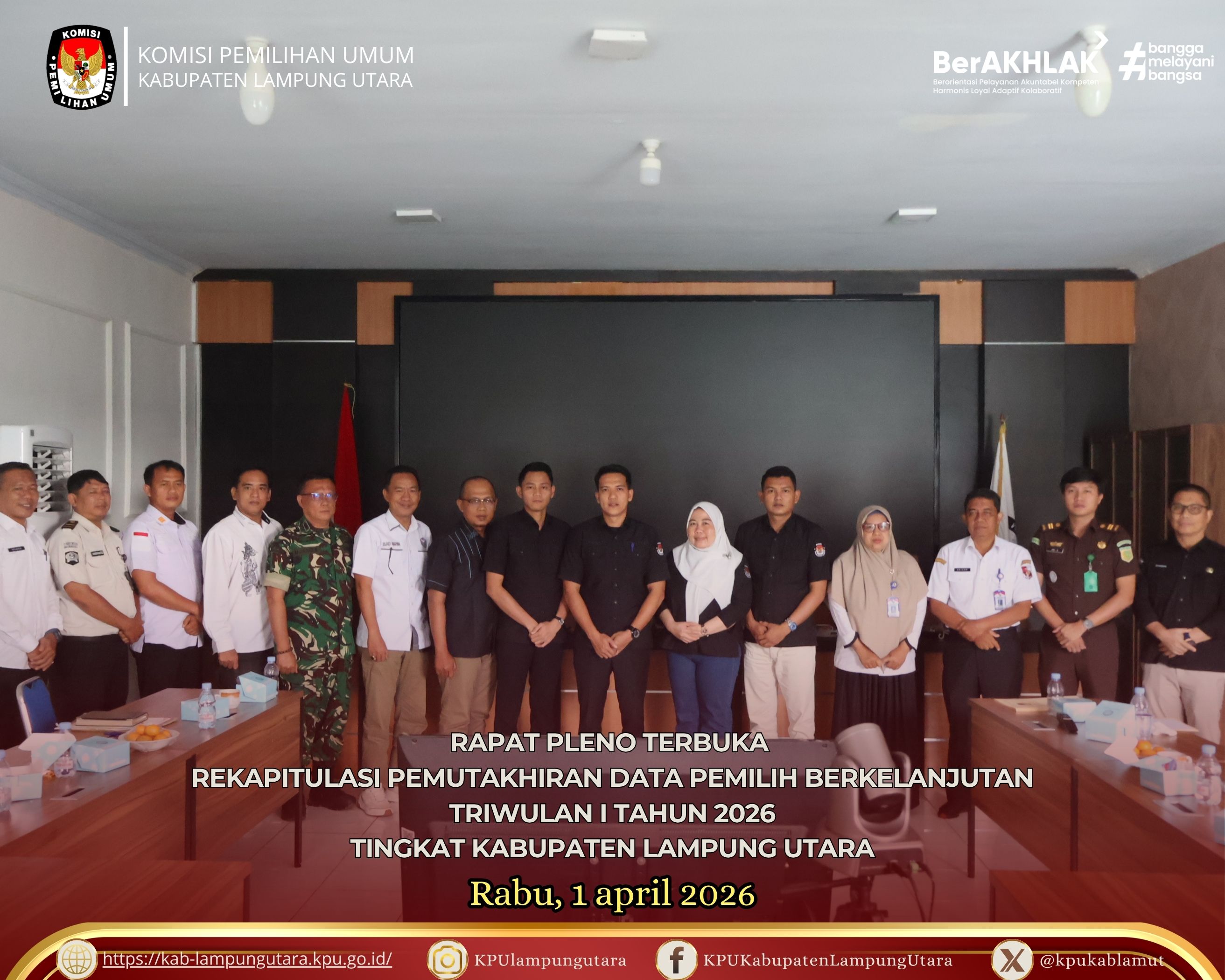 RAPAT PELENO PDPB RABU, 1 APRIL 2026