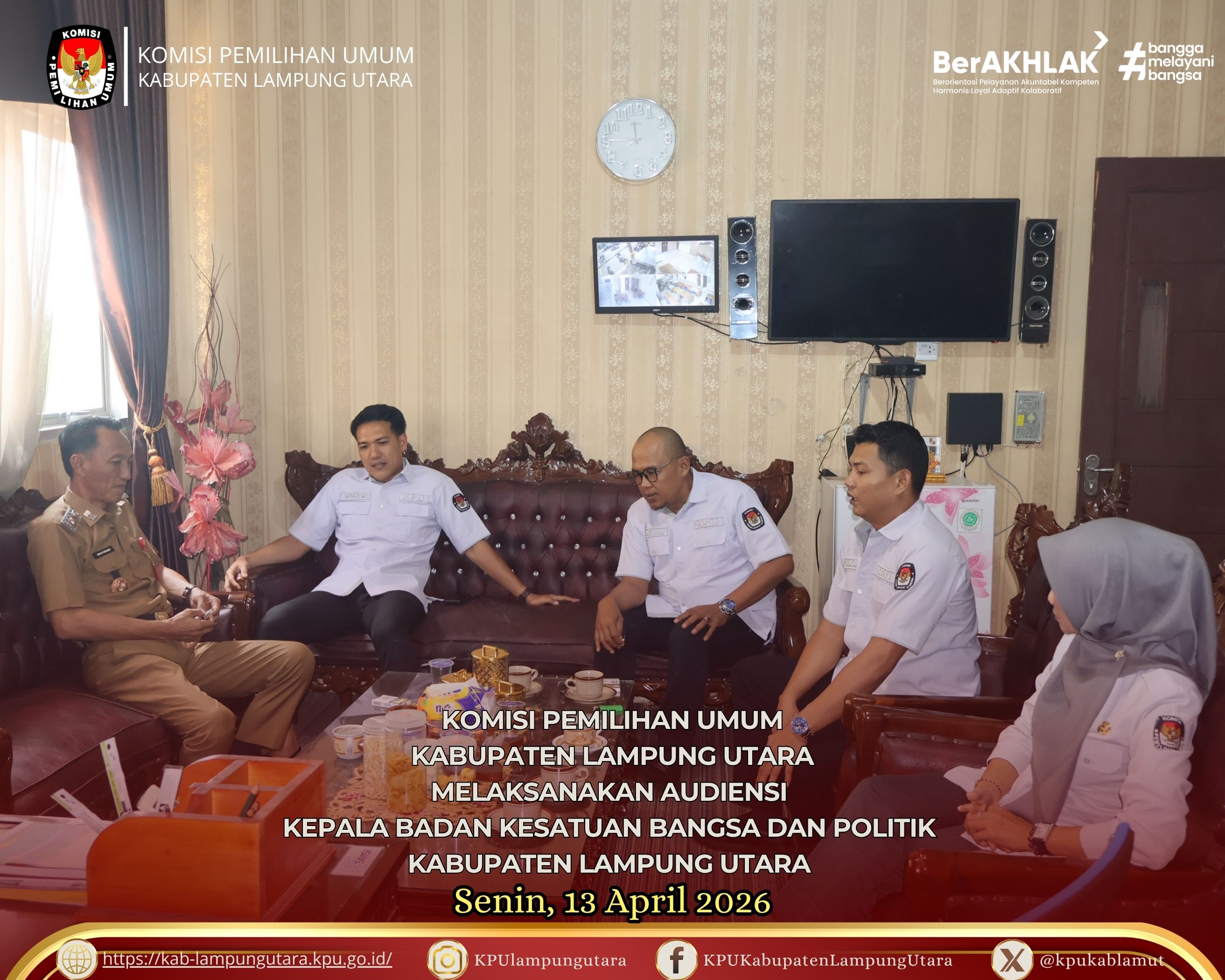 AUDIENSI KE KESBANGPOL SENIN, 13 APRIL 2026