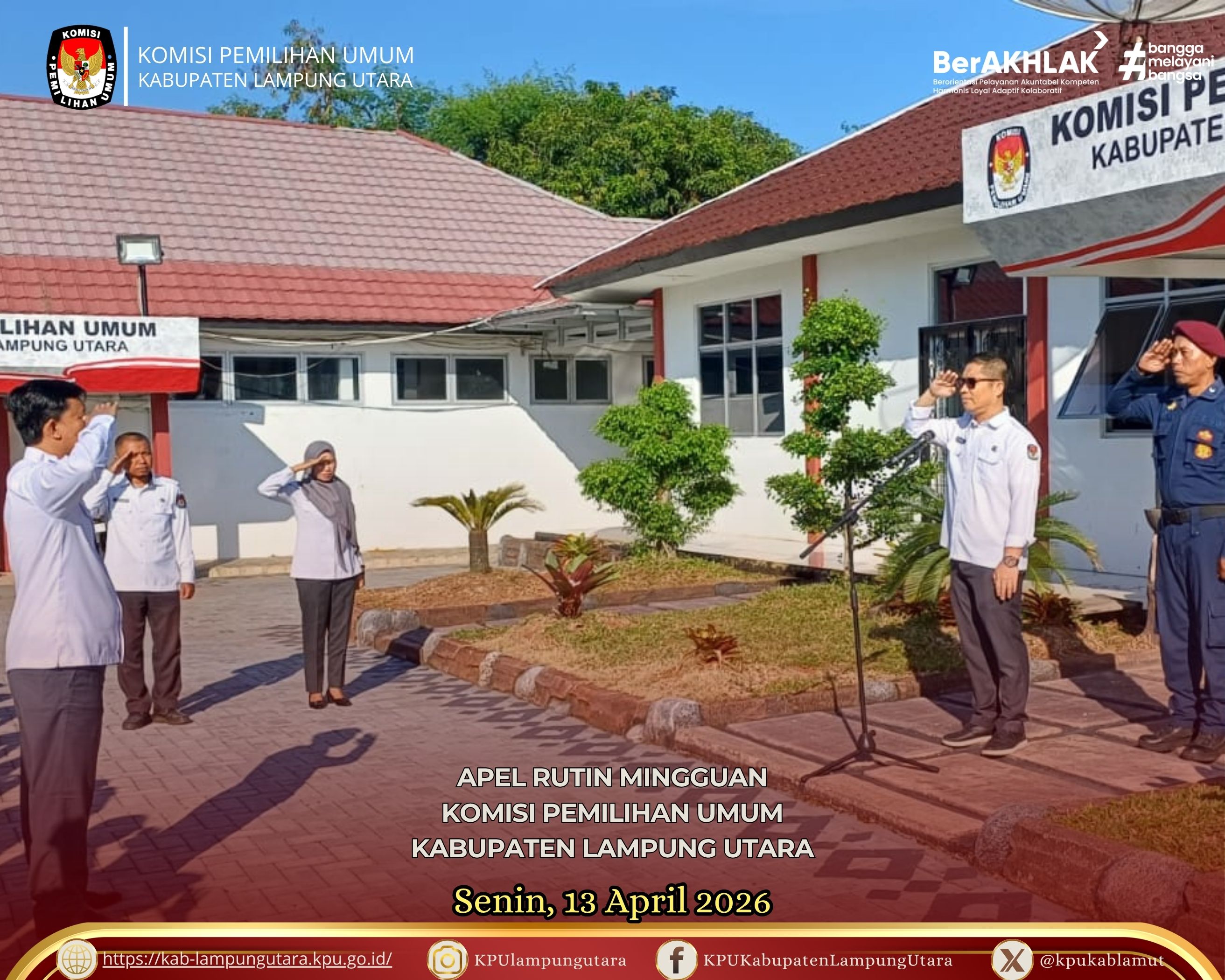APEL RUTIN SENIN, 13 APRIL 2026