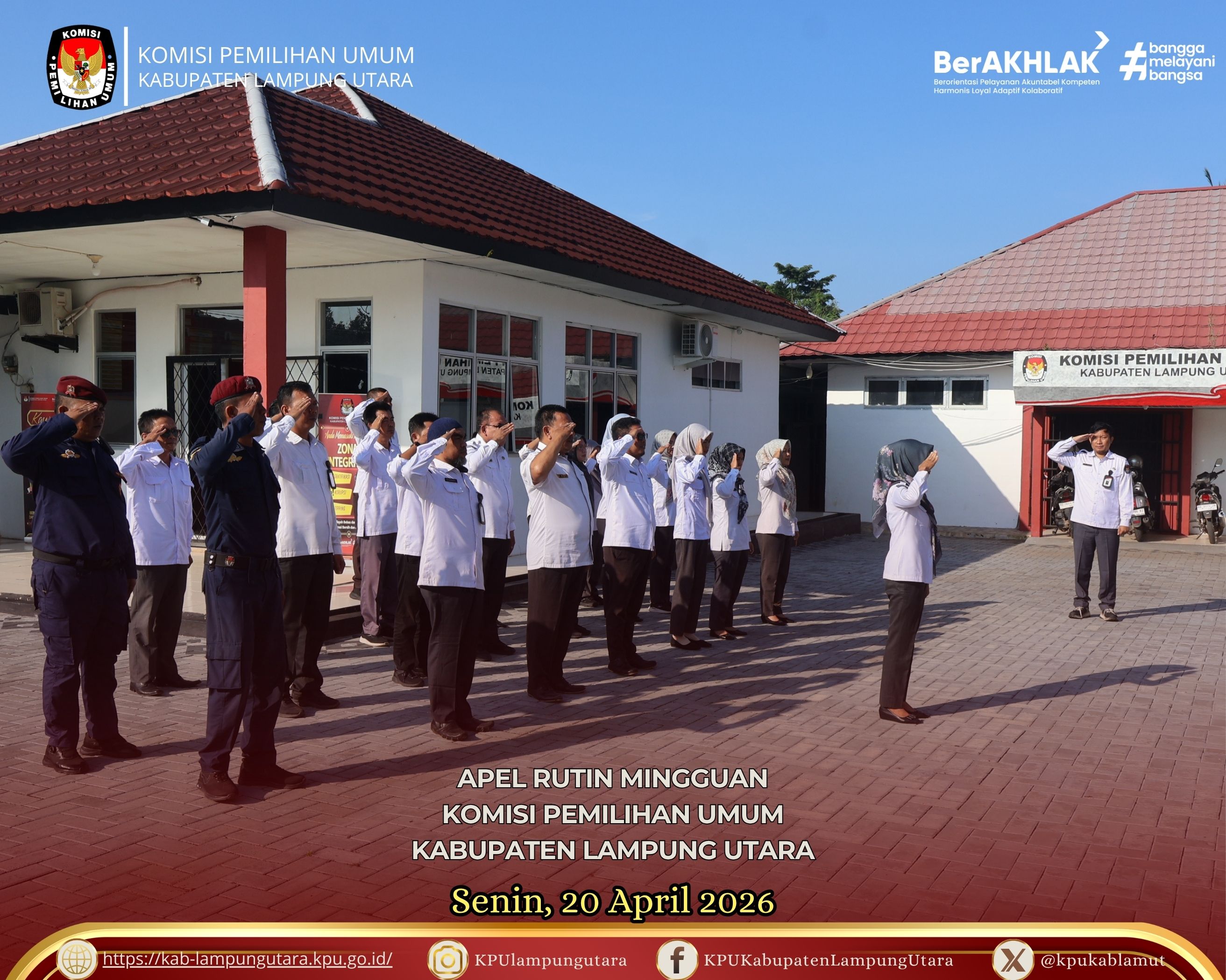 APEL RUTIN SENIN, 20 APRIL 2026