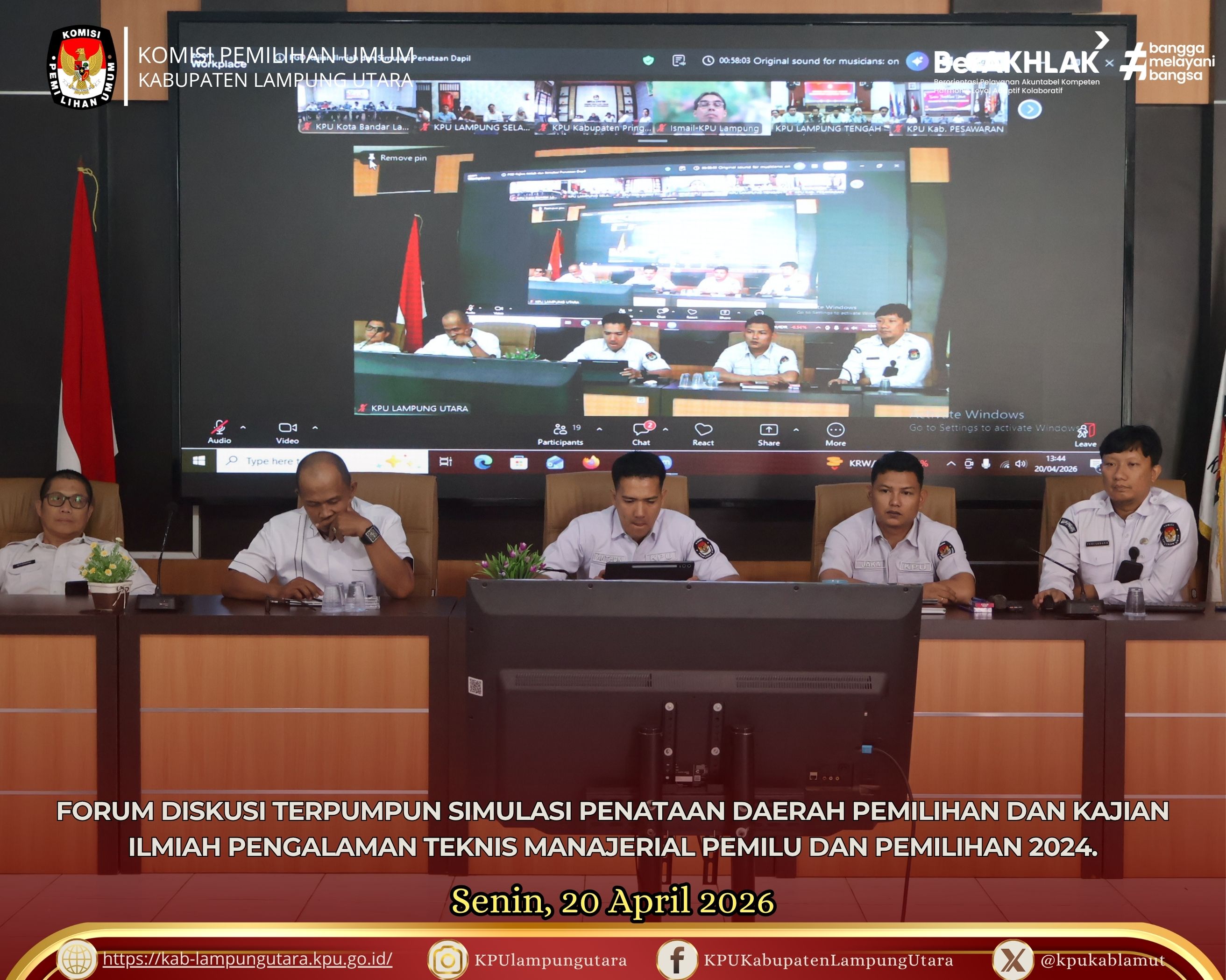 Pelaksanaan Kegiatan FGD Pembuatan Tulisan Senin, 20 April 2026