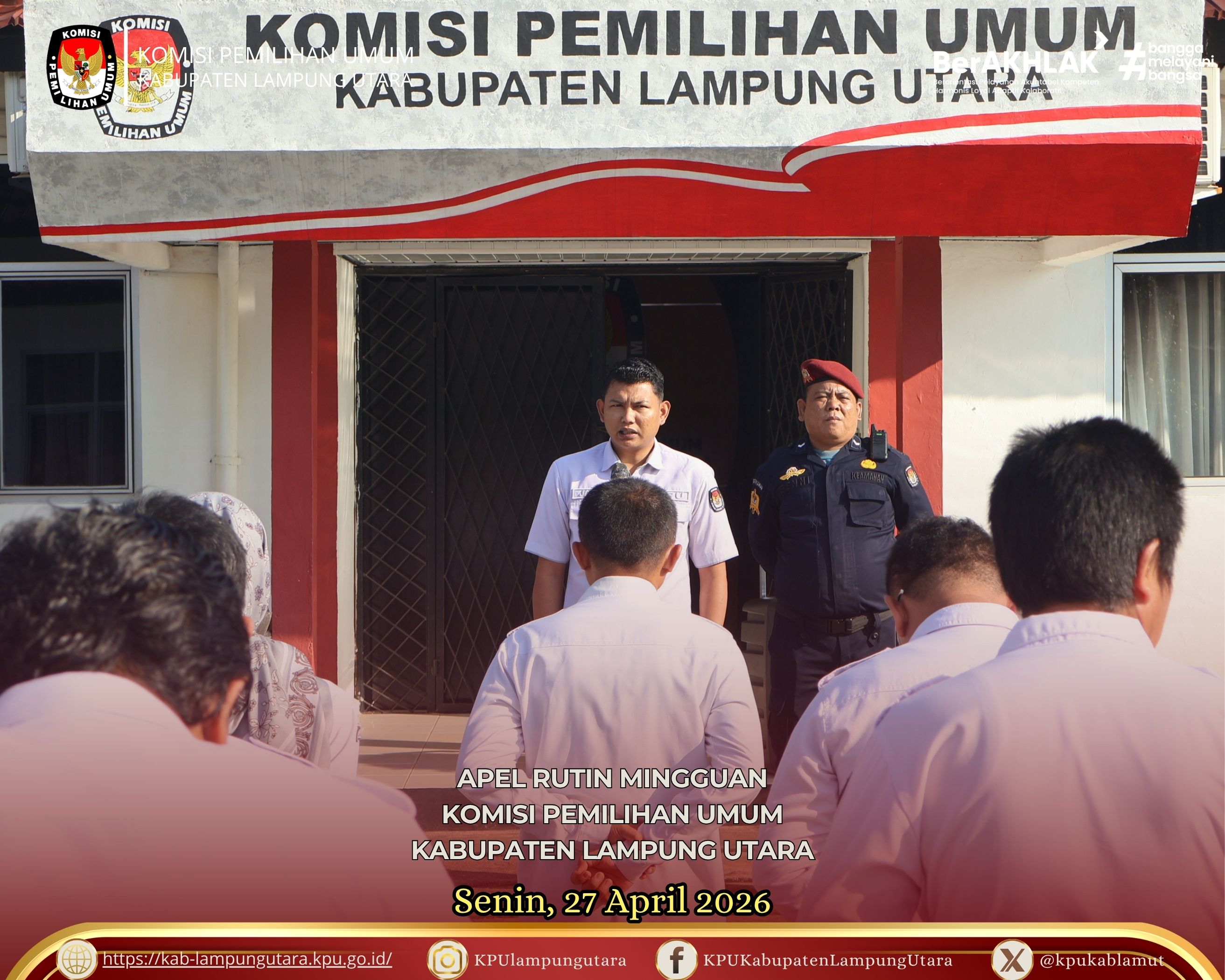 APEL RUTIN SENIN, 27 APRIL 2026