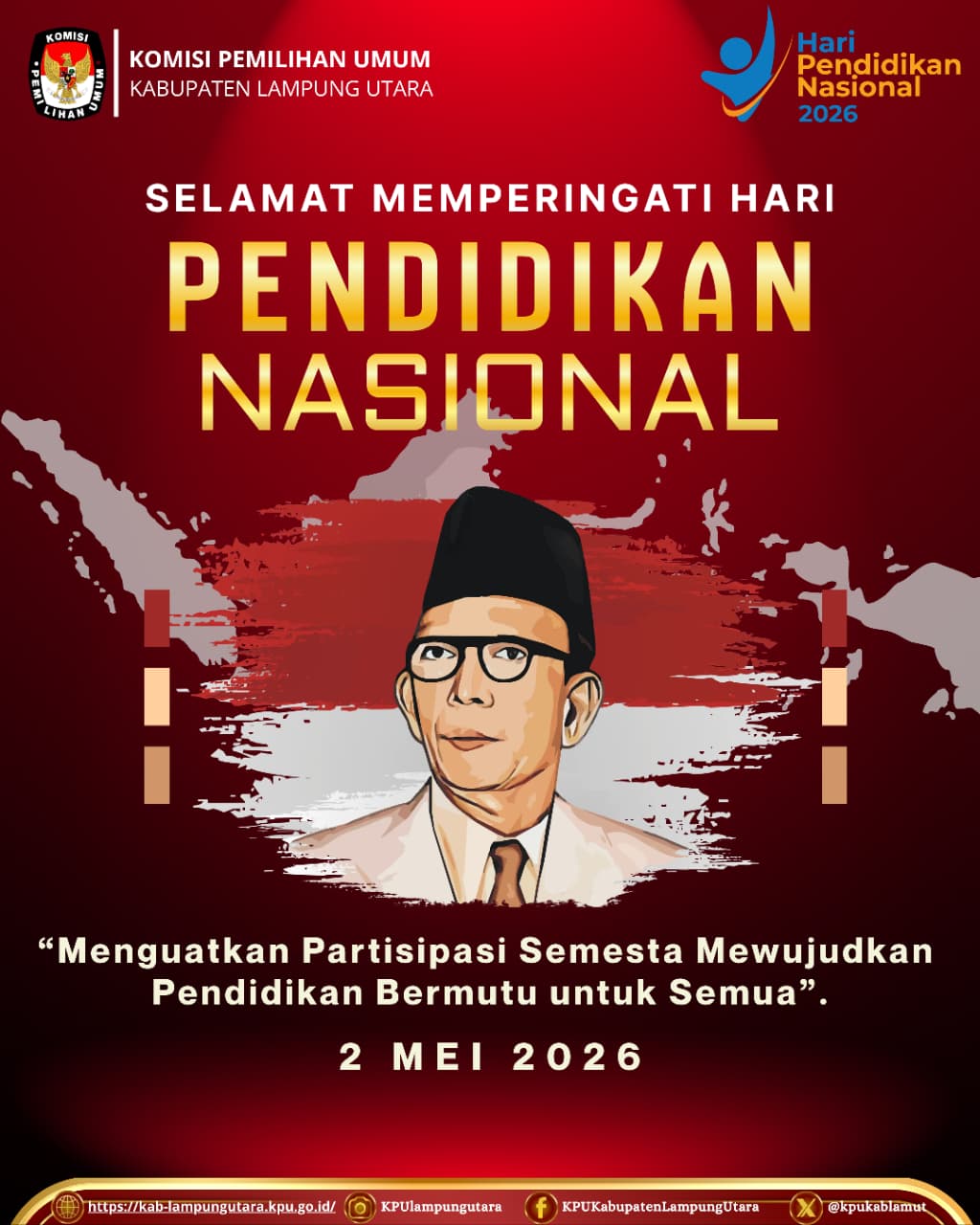 UCAPAN HARI PENDIDIKAN NASIONAL