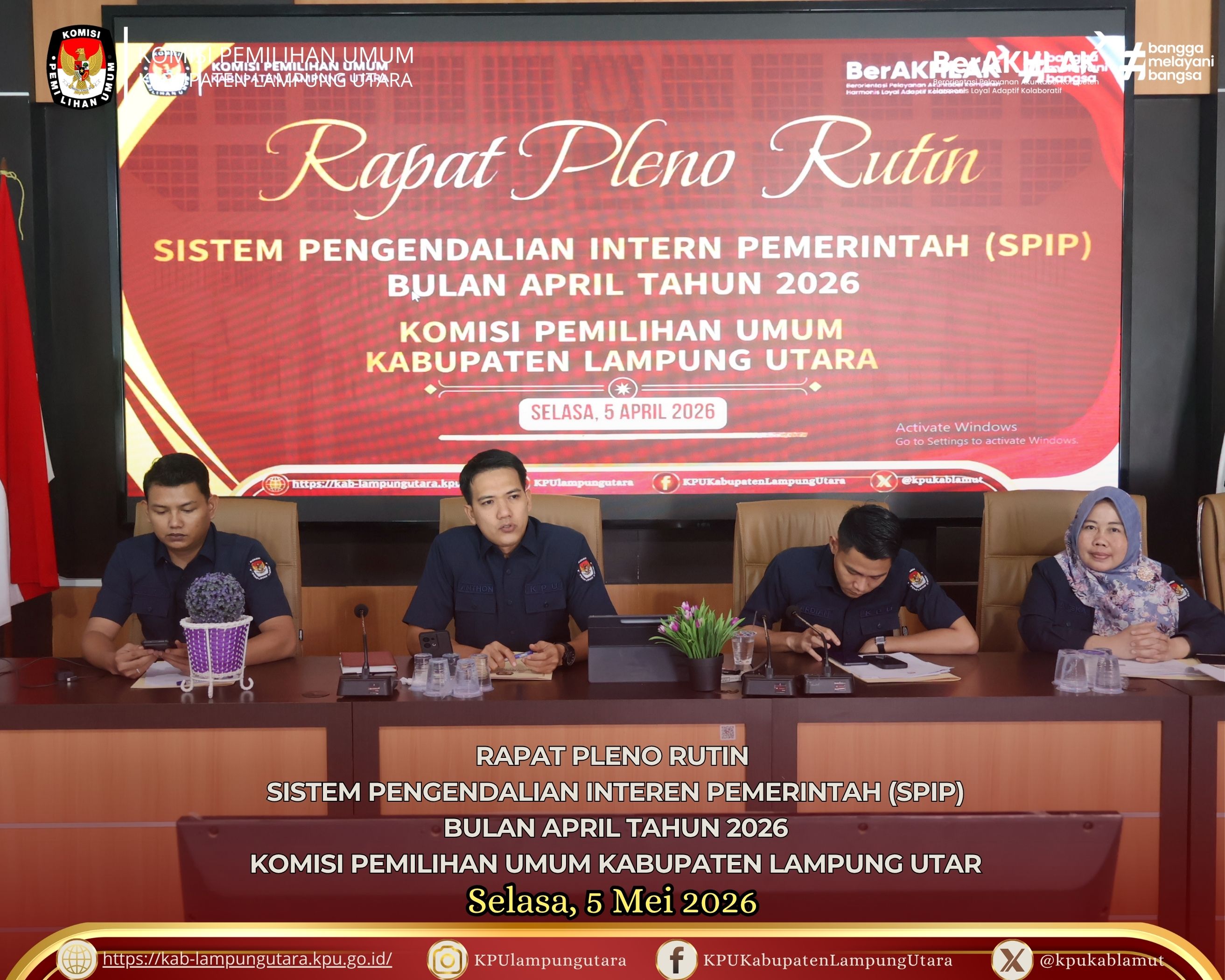 RAPAT RUTIN SPIP BULAN APRIL, SELASA 5 MEI 2026