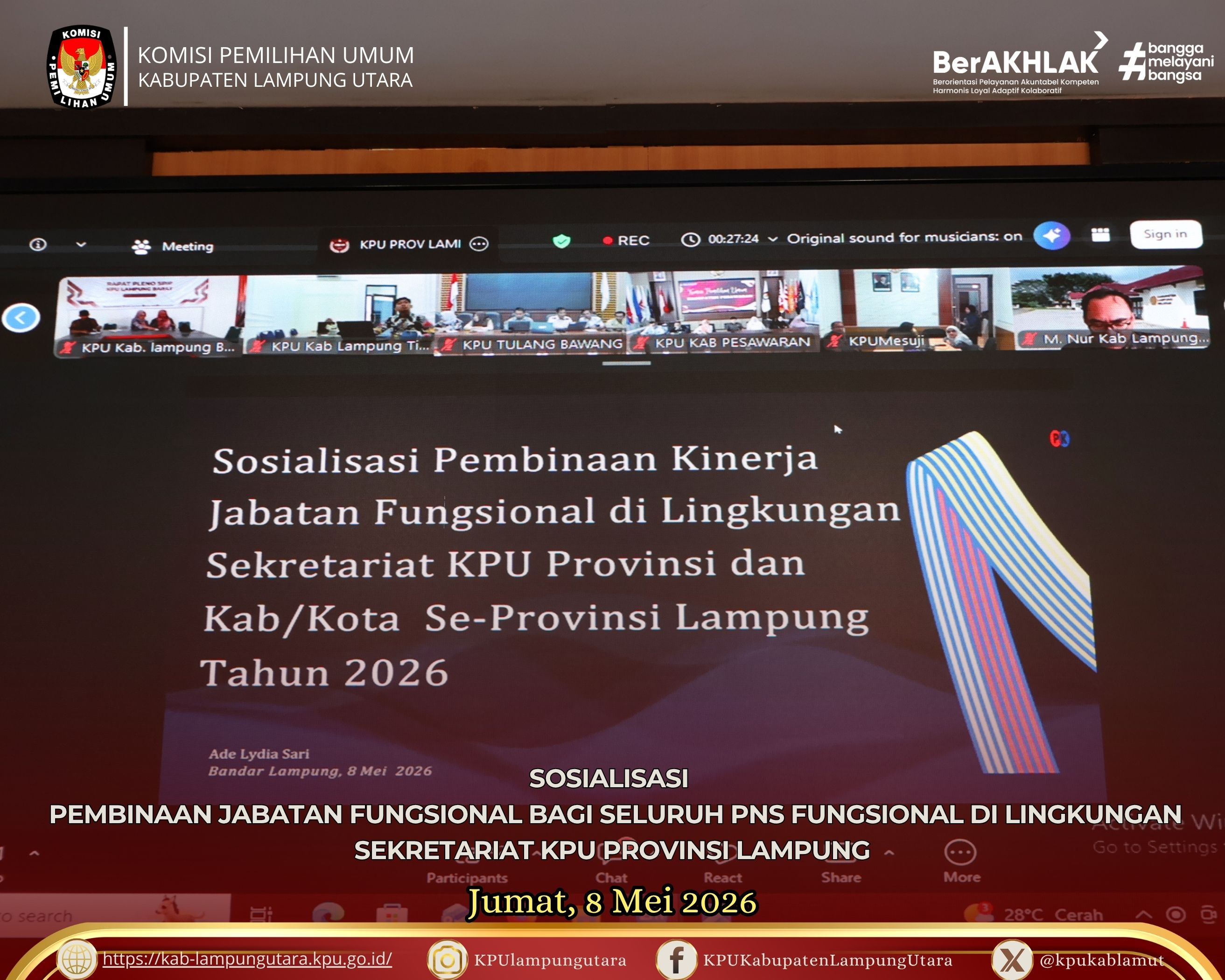 Sosialisasi Pembinaan Jabatan Fungsional Jumat (08/05/2026)