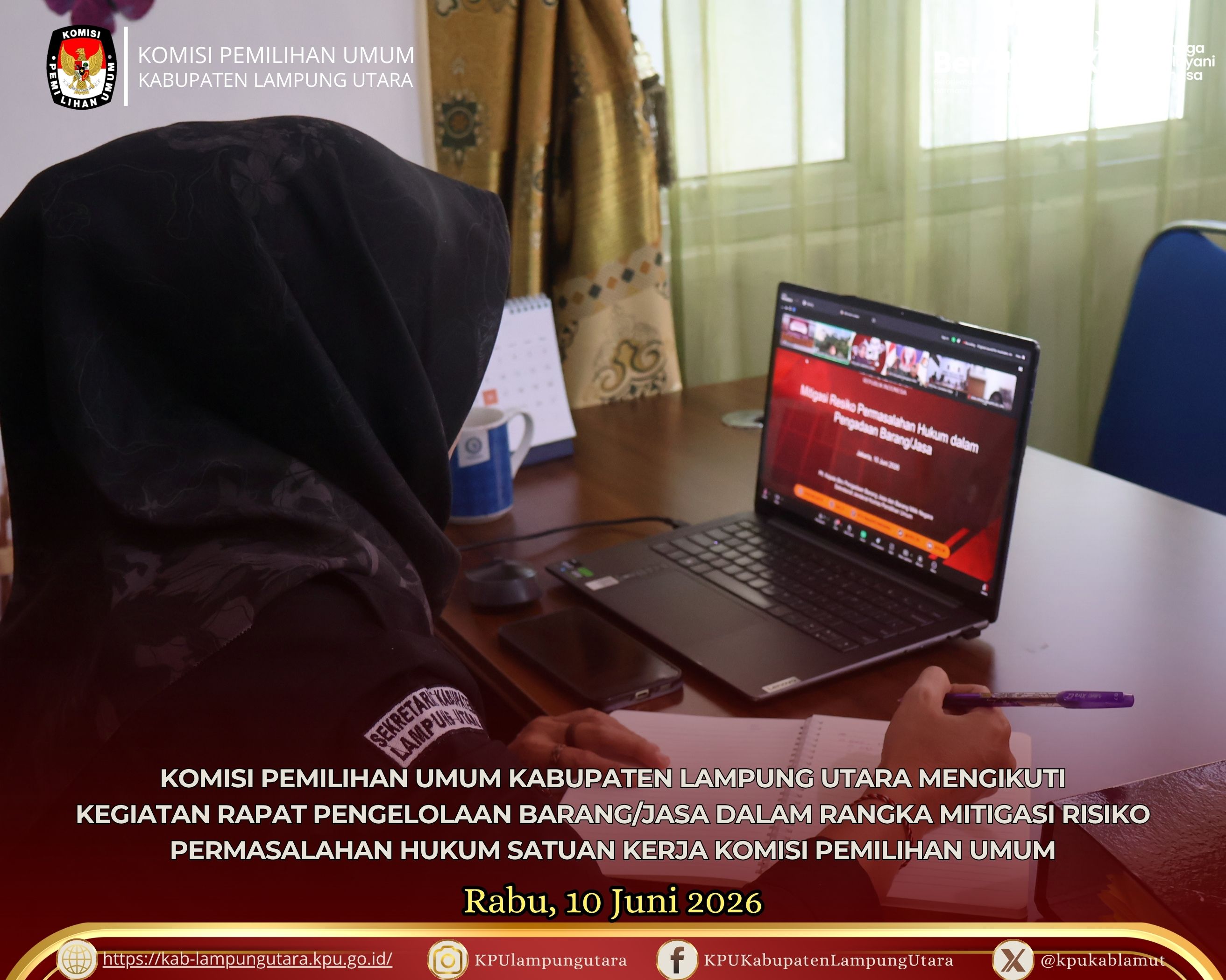 Rapat Pengelolaan Barang/Jasa Rabu, 10 Juni 2026