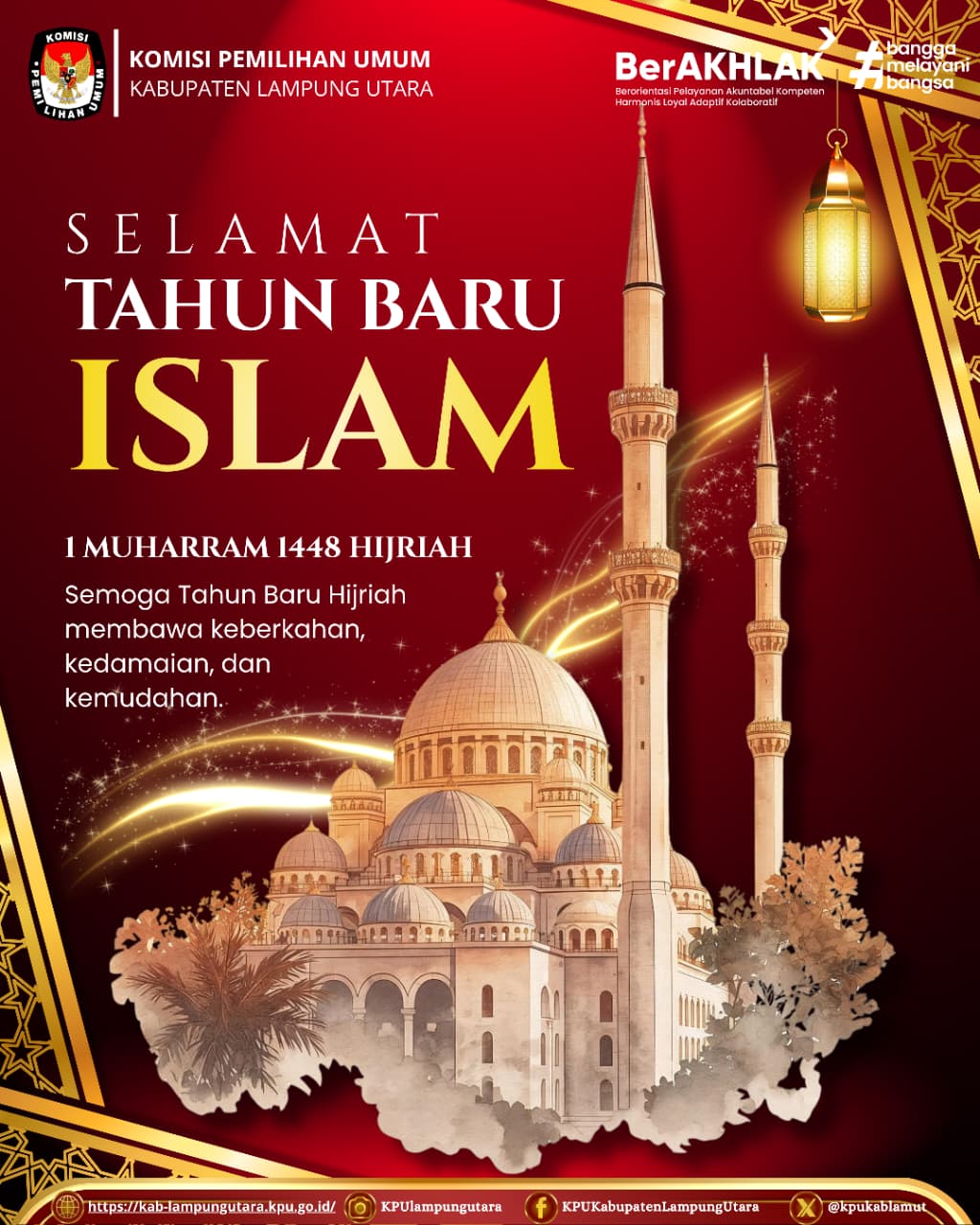 mengucapkan Selamat Tahun Baru Islam 1 Muharram 1448 Hijriah