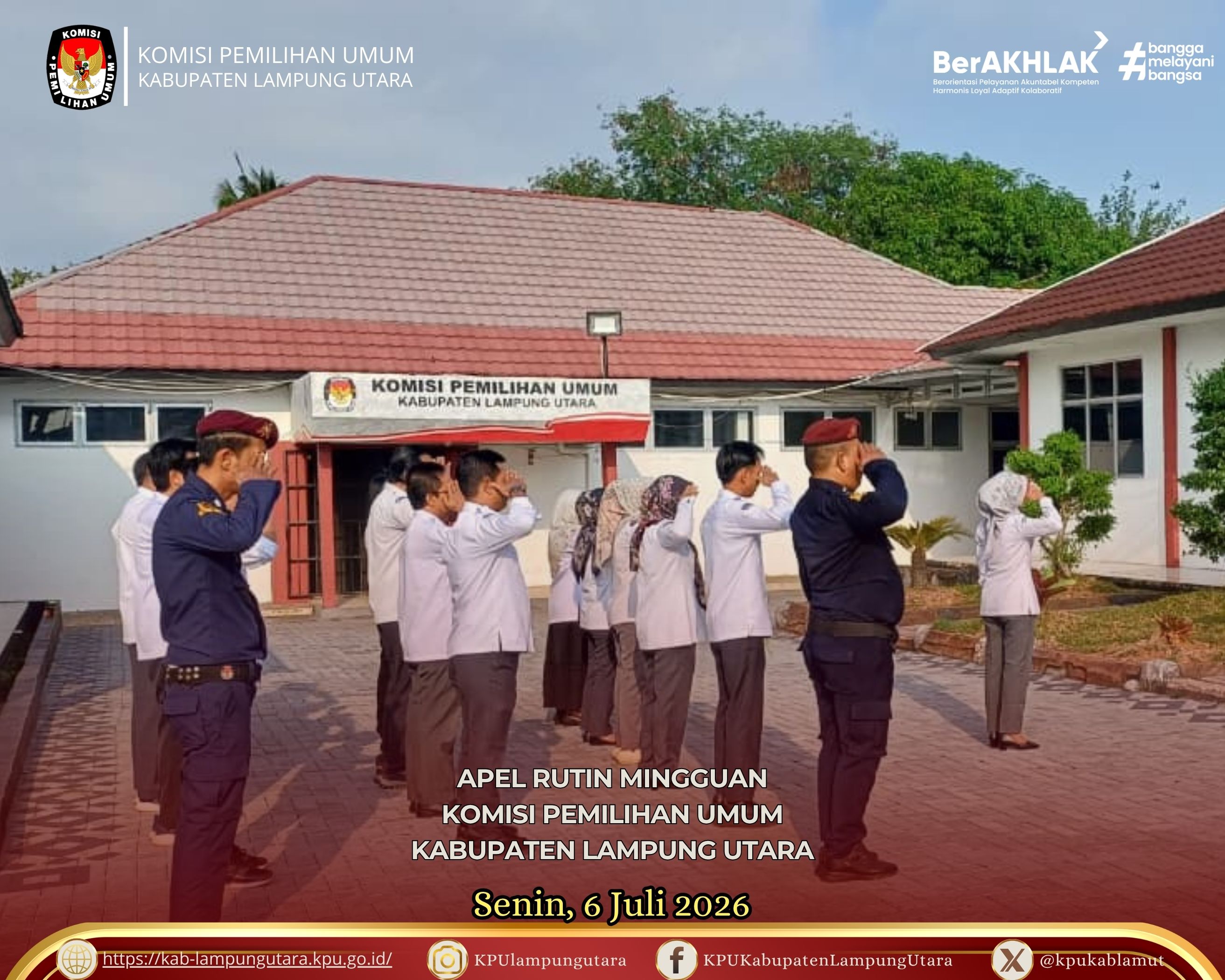 Apel rutin, Senin (6 Juli 2026)