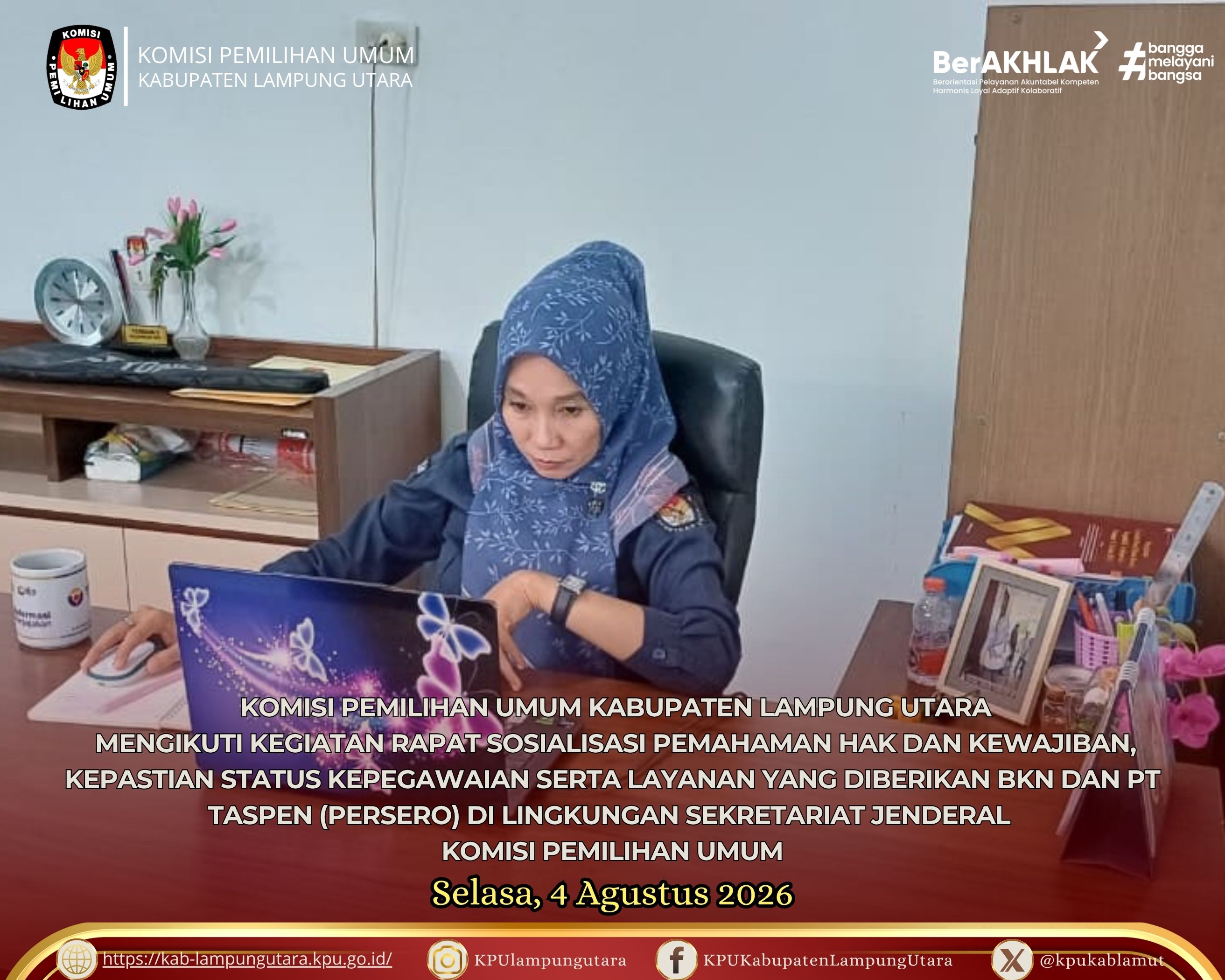 Kegiatan Rapat Sosialisasi Pemahaman Hak dan Kewajiban Selasa, 4 Agustus 2026