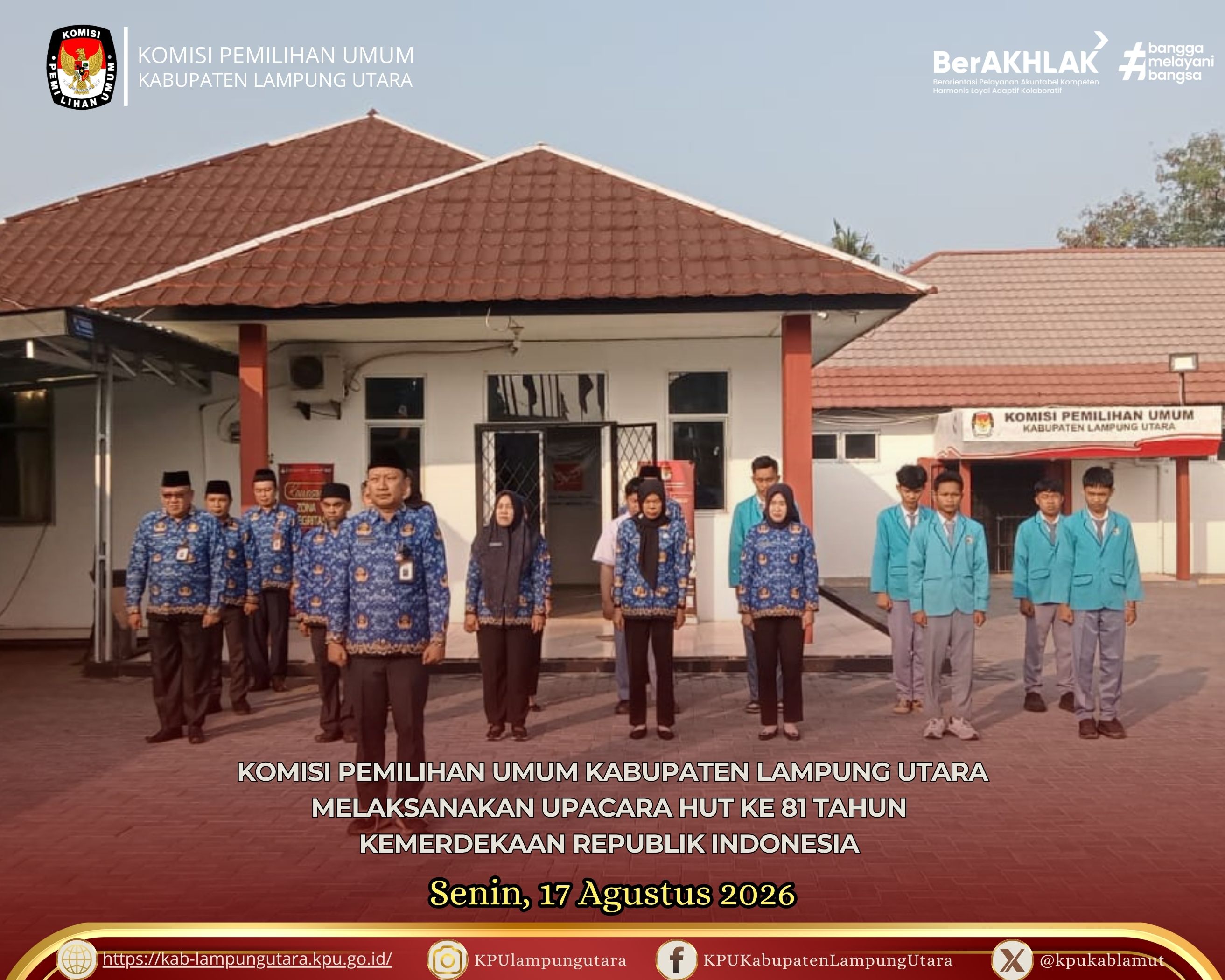 Hari Kemerdekaan Republik Indonesia ke-81 Senin, 17 Agustus 2026