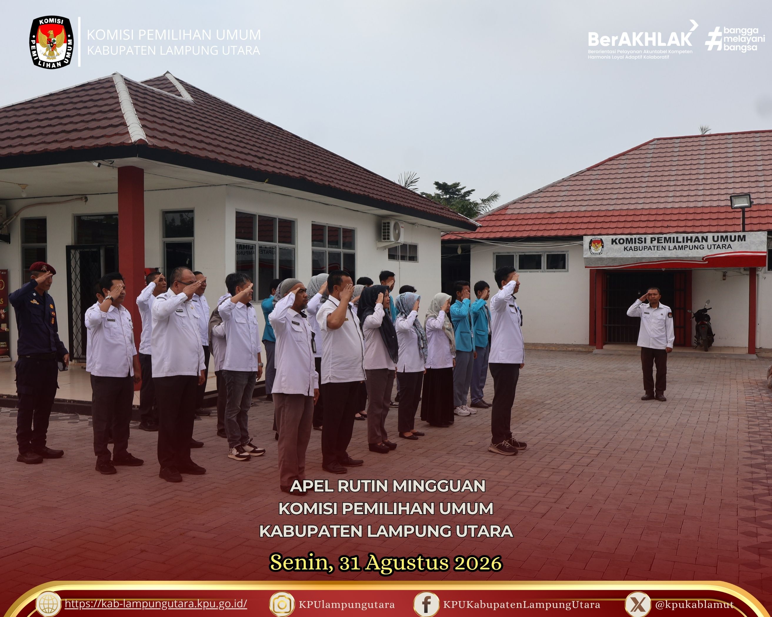 Apel Rutin Senin, 31 Agustus 2026