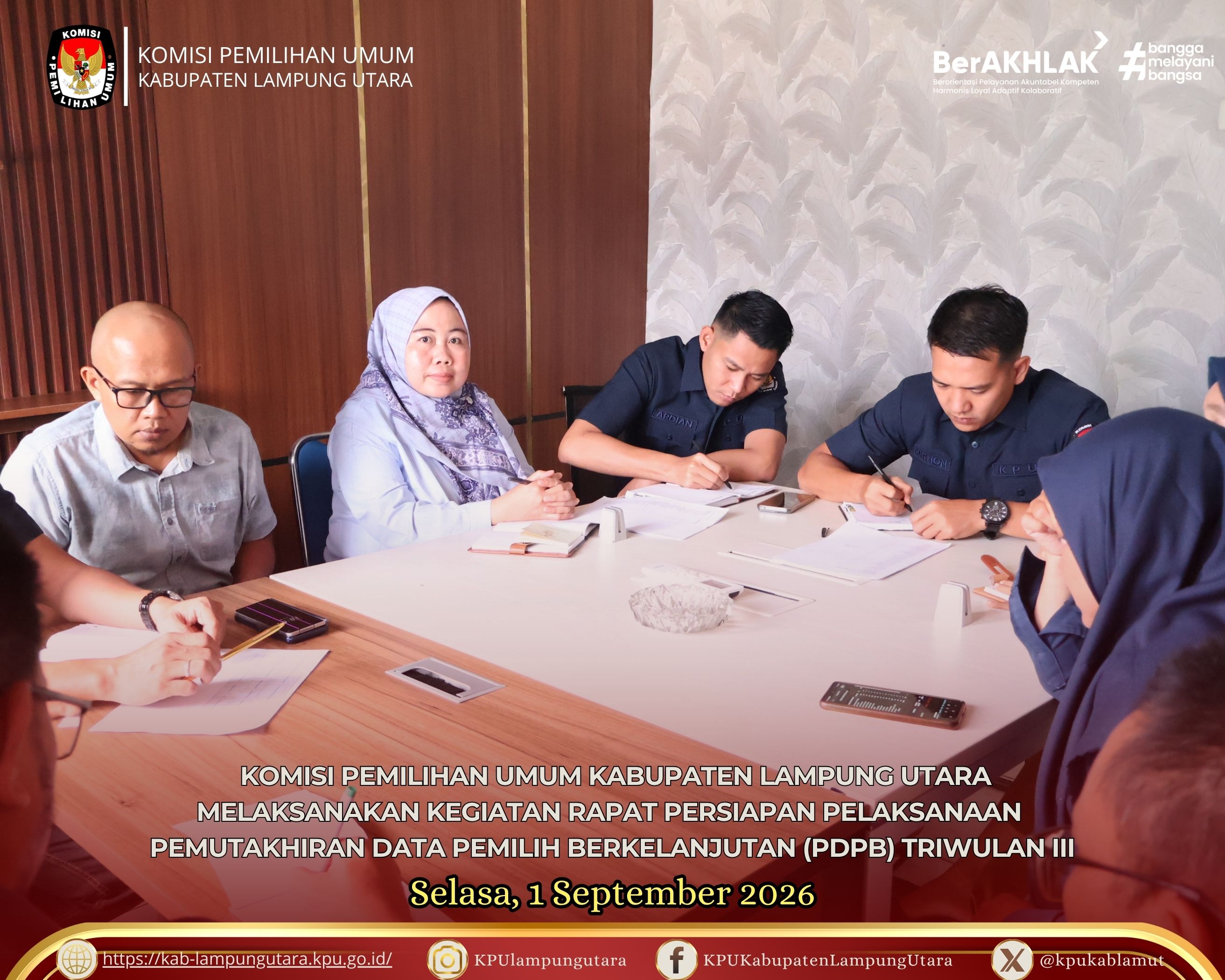 Rapat Persiapan Pelaksanaan PDPB Triwulan III Selas, 1 September 2026