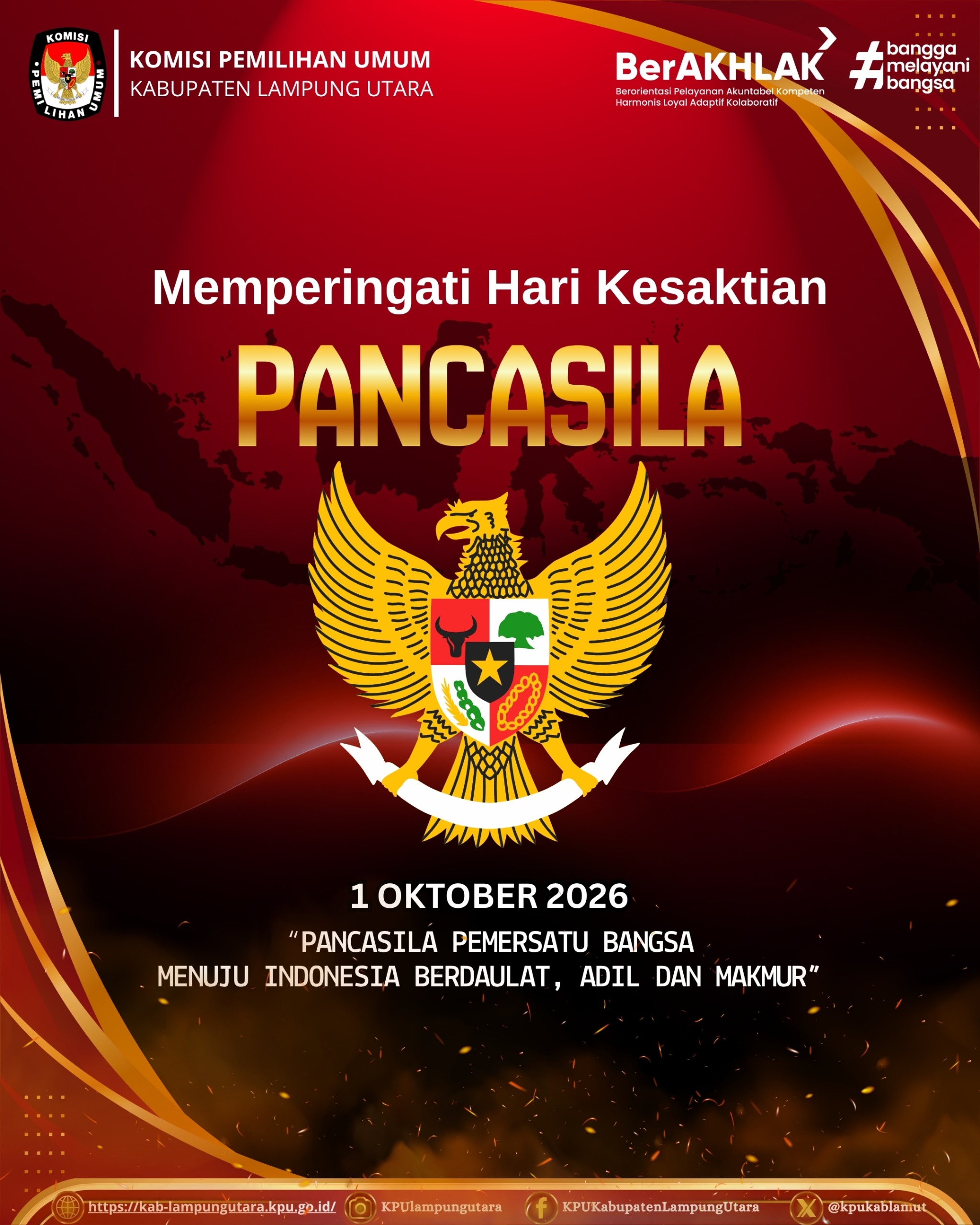 Memperingati Hari Kesaktian Pancasila 1 Oktober 2026