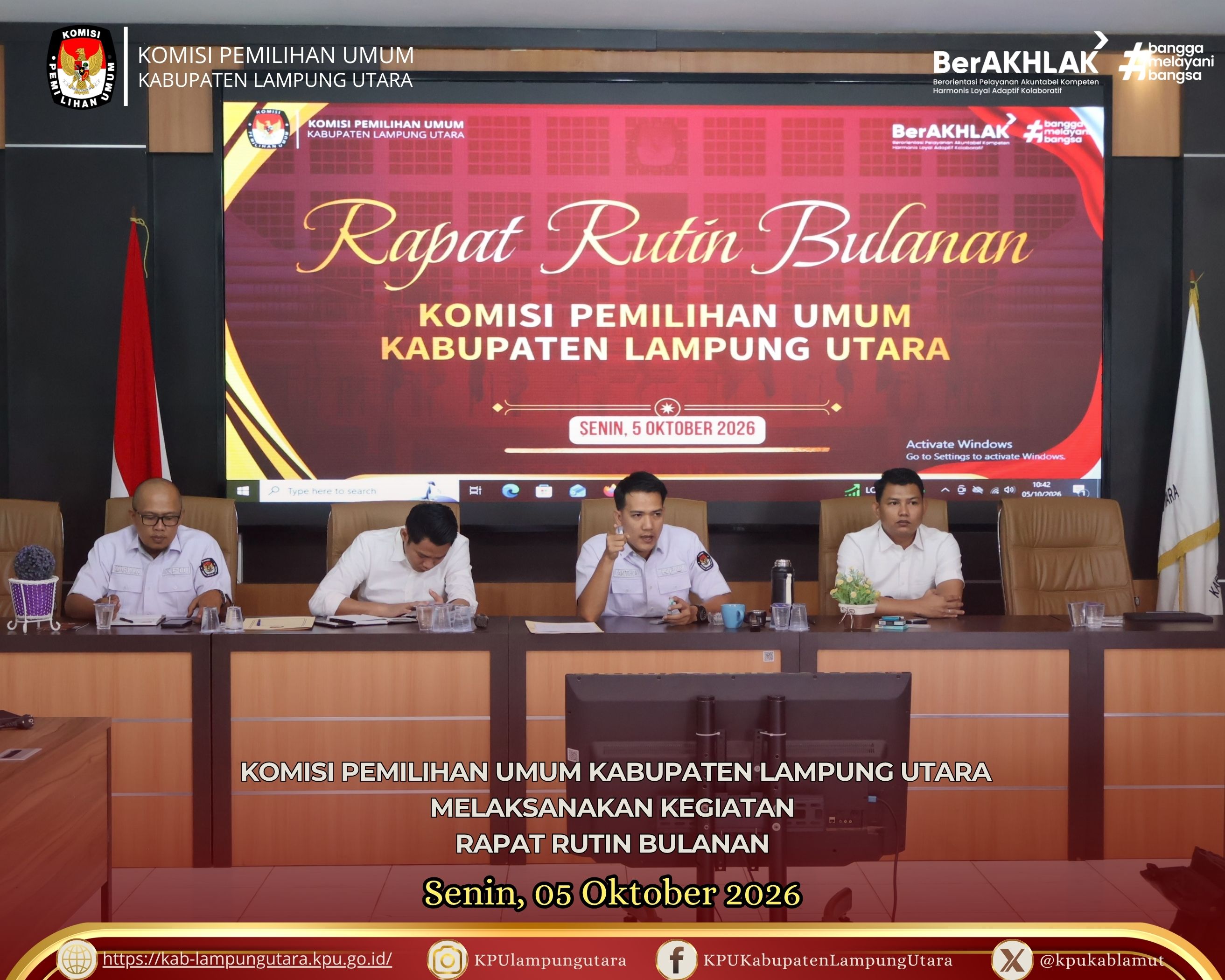 Rapat Rutin Bulanan Senon, 05 Oktober 2026