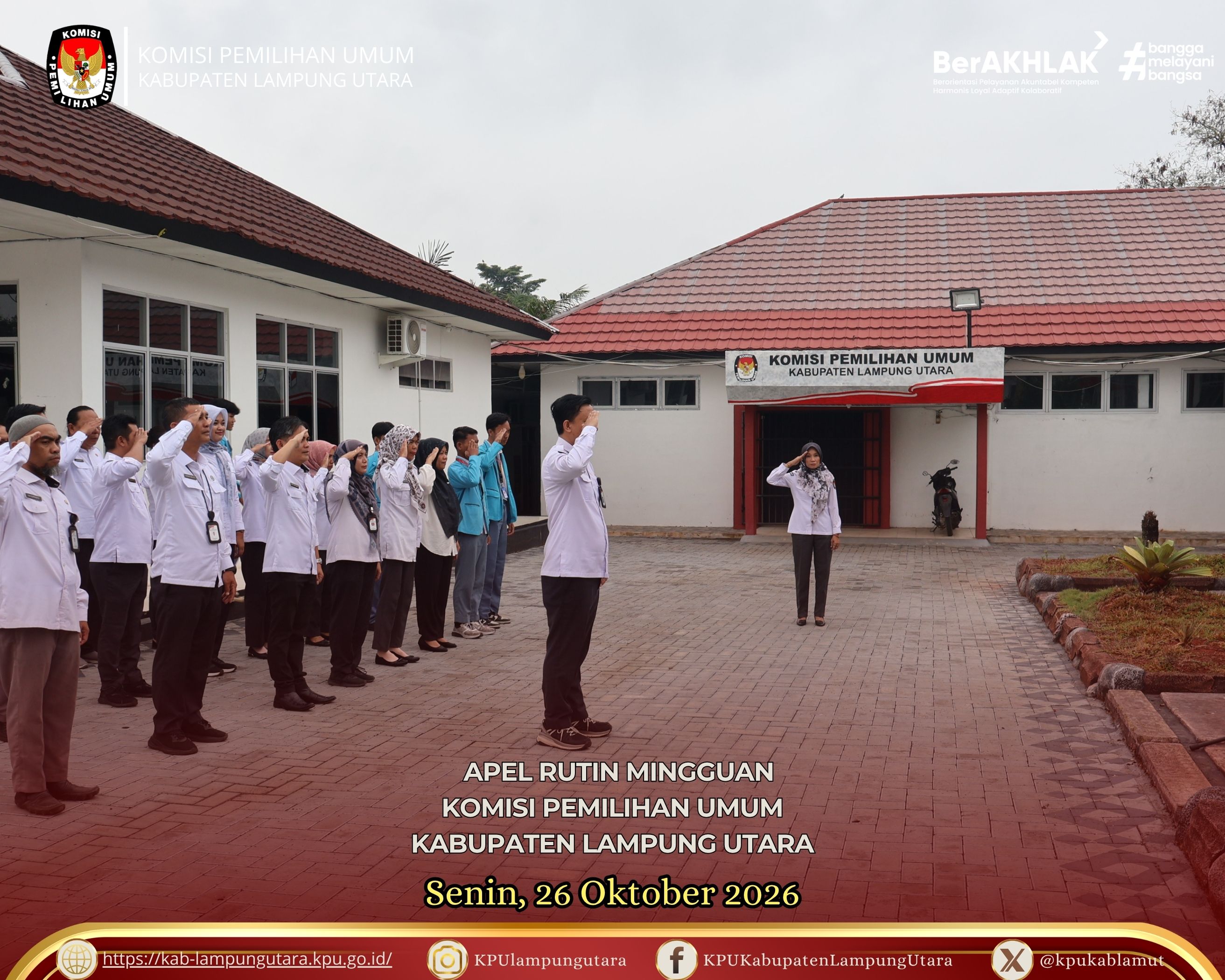 APEL RUTIN SENIN, 26 OKTOBER 2026