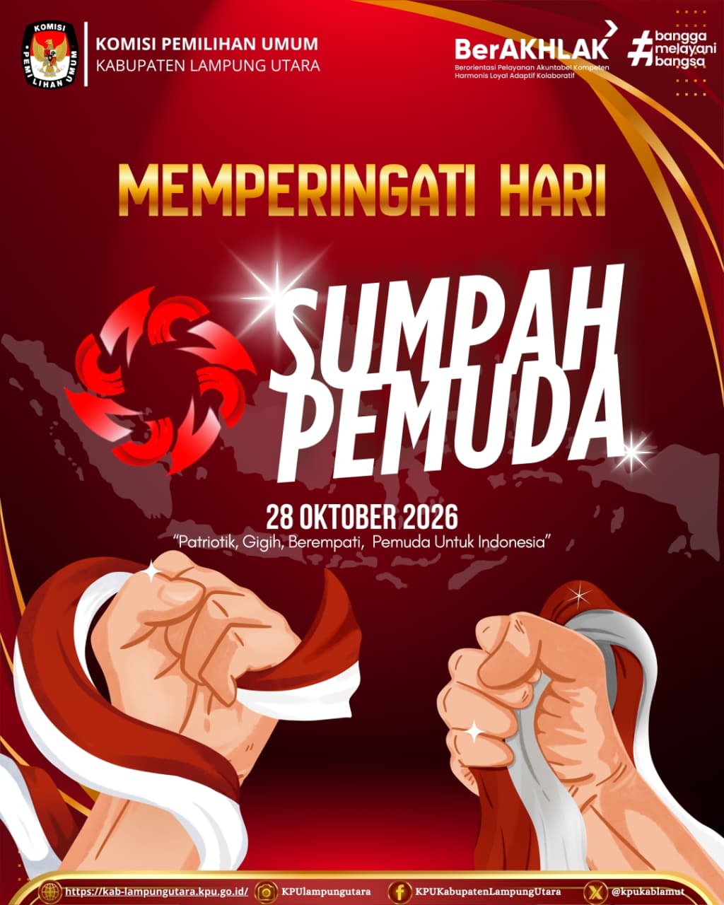 Mengucapkan Selamat Hari Sumpah Pemuda 28 Oktober 2026